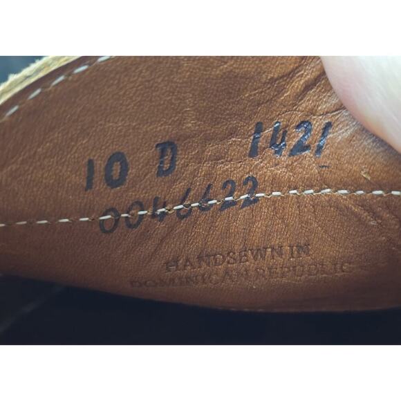 Allen Edmonds Sequoia Loafers Mens Size 10 D Brown Nubuck Leather Shoes Moccasin - Picture 9 of 9